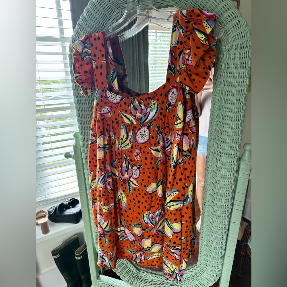 Kourt “fruity” day dress
